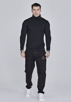 ROLL NECK - Hosszú ujjú felső - black