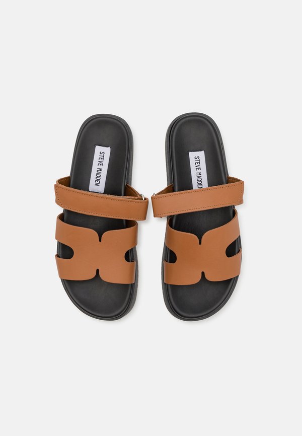 MISSILE - Slippers - cognac4