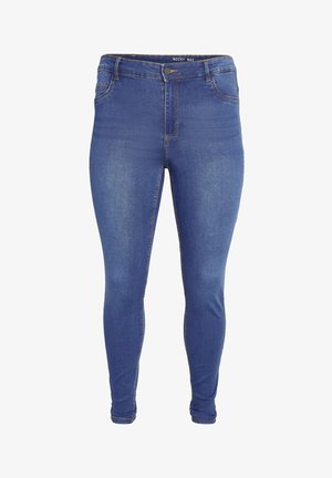 Noisy May NMCALLIE CURVE - Jegíny - medium blue denim