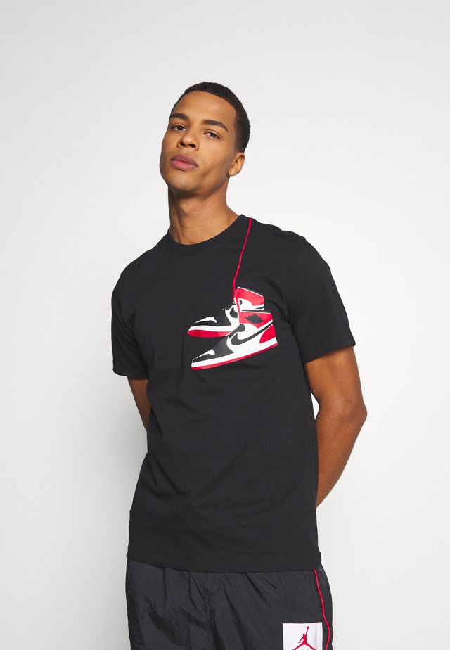 SHOE CREW - T-shirt imprimé - black
