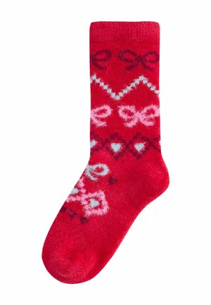 Next, BOW PATTERNED COSY SOCKS - Socks - red