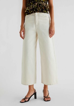 Relaxed fit -farkut - ecru