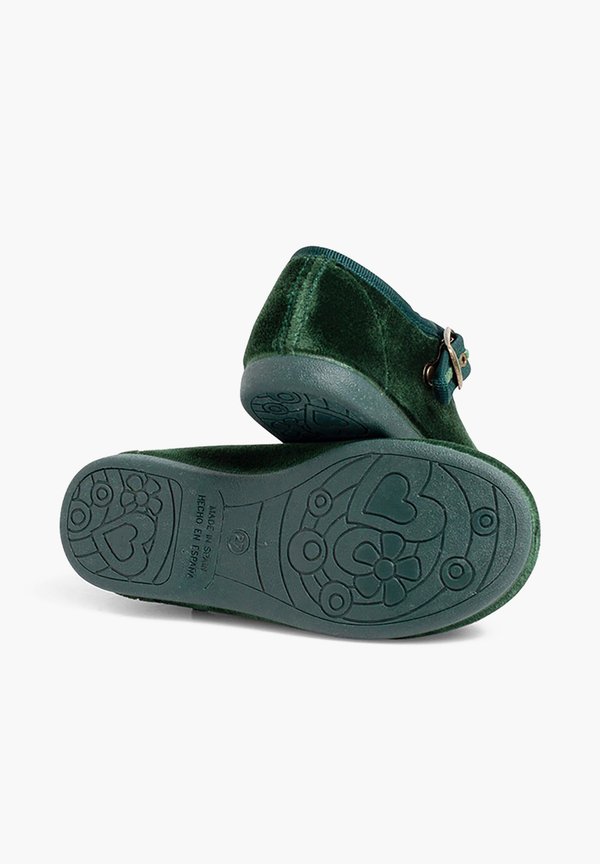 TERCIOPELO HEBILLA – Lauflernschuh – verde