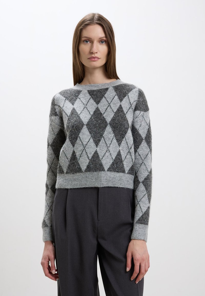 Calliope FANTASIA ROMBI - Pullover - grey