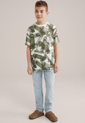 T-Shirt print - army green