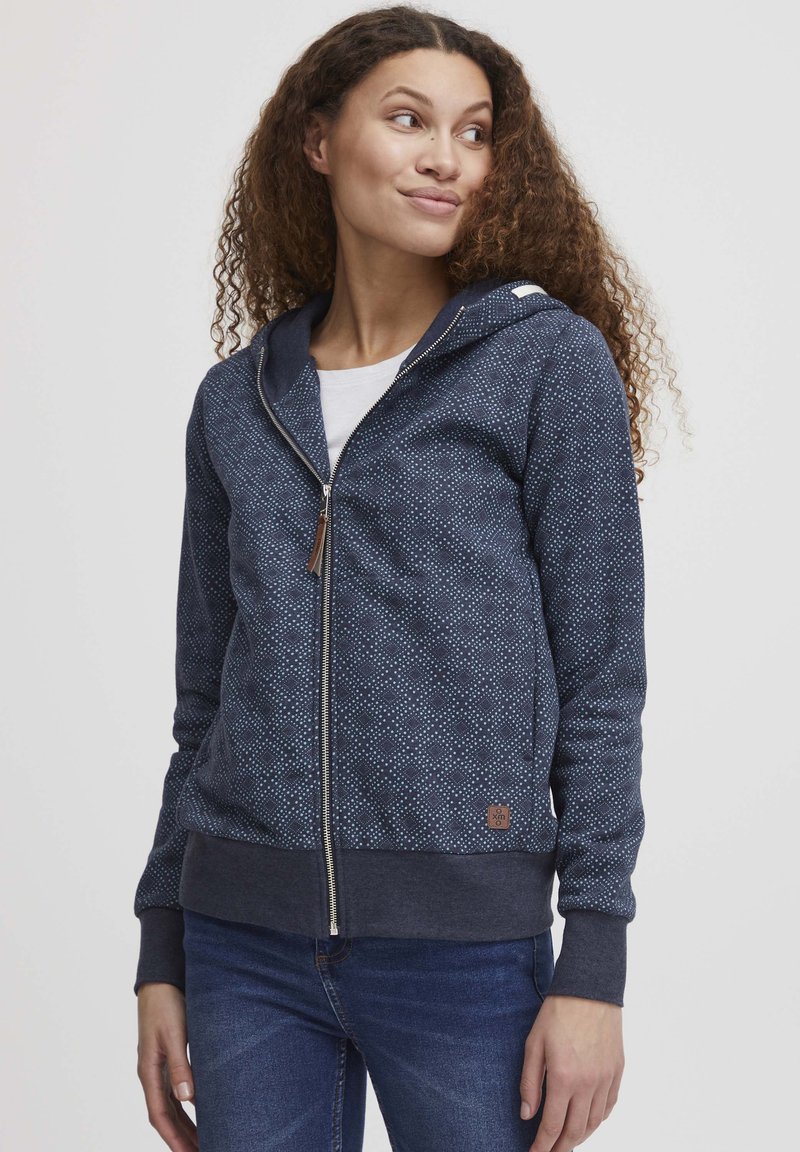Oxmo VENDELA - Sudadera con cremallera - total eclipse melange