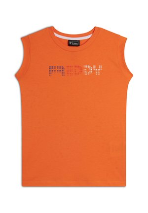 CON LOGO COLORATO - Top - arancio