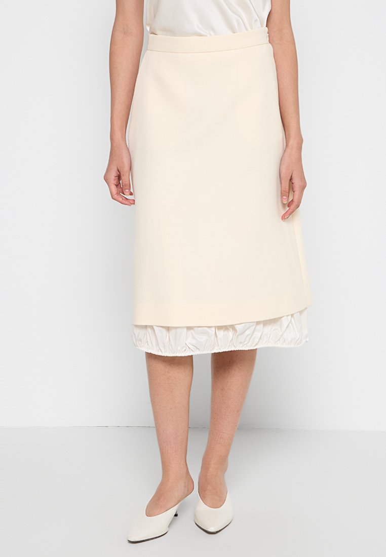 TORY BURCH Plooirok crème TORY BURCH Plooirok crème