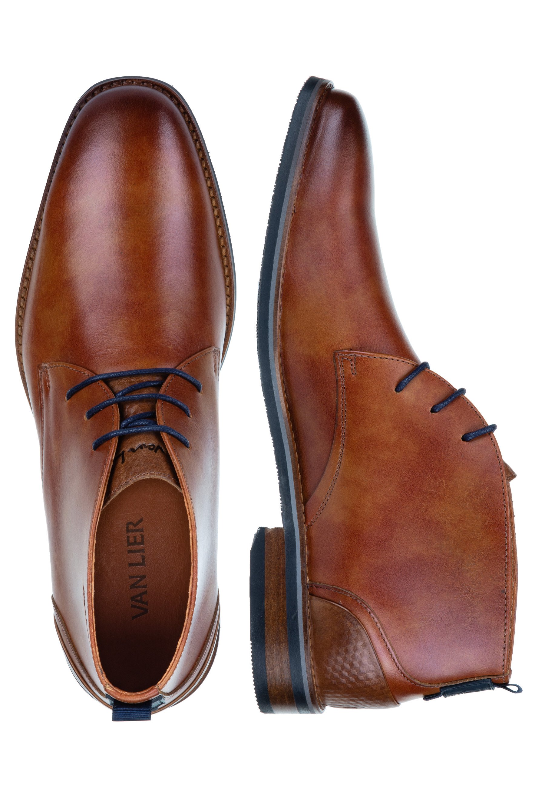 Van Lier AMALFI - Veterschoenen - cognac - Zalando.nl