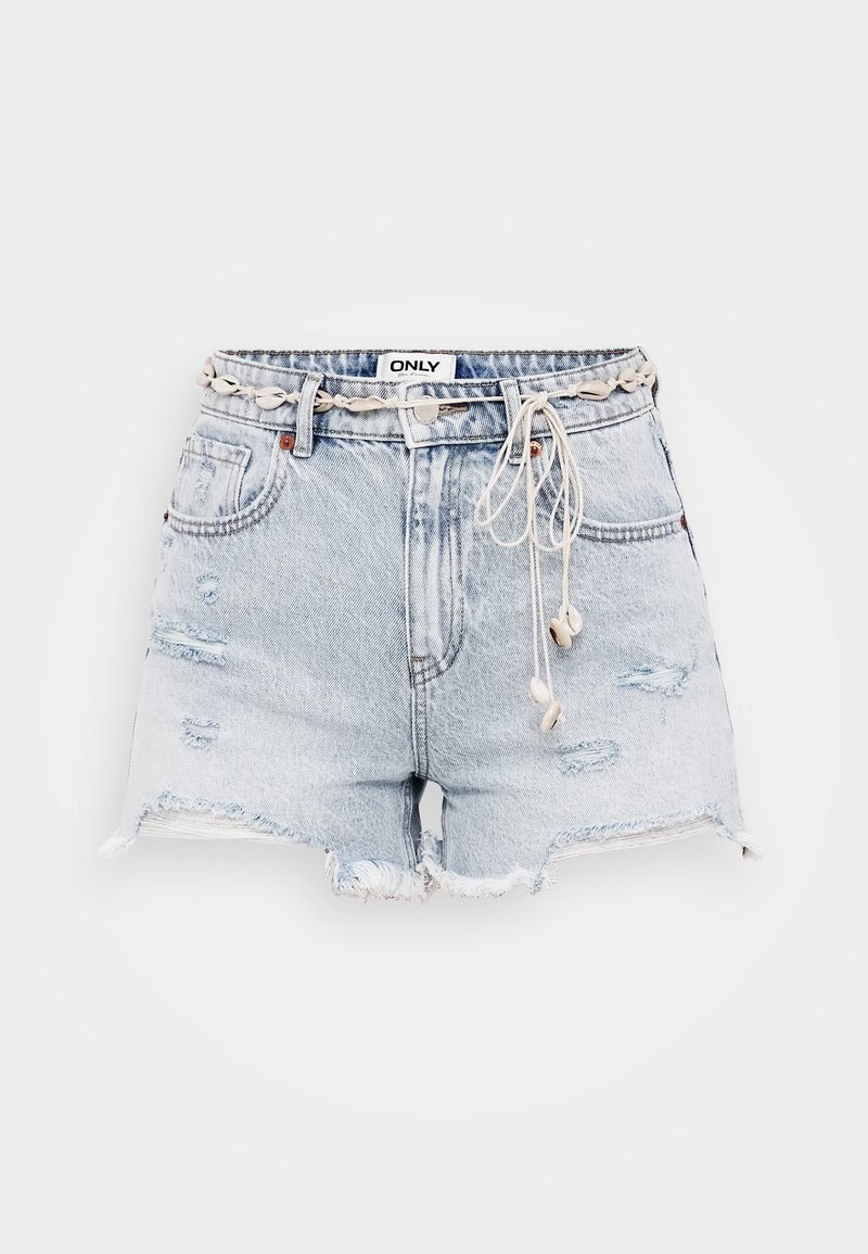 Only Tall Jeansshort lichtblauw denim Only Tall Jeansshort lichtblauw denim
