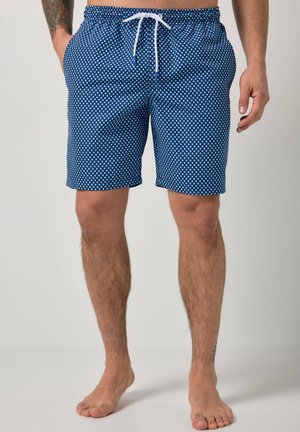 JP1880 JAY-PI SWIMMING TRUNKS, BEACHWEAR, ALL-OVER PRINT, UP TO 8 XL - Badeshorts - lapis blue