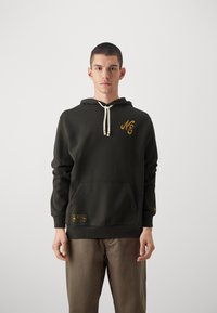 New Era SCRIPT LOGO - Felpa con cappuccio - black