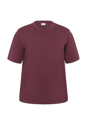 Kaffe Curve MINA - Tricou basic - windsor wine