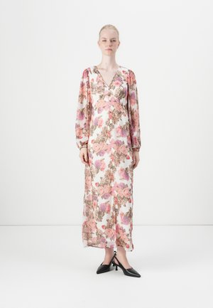 Vero Moda VMSMILLA LS  V NECK ANKLE  - Maxi ruha - birch