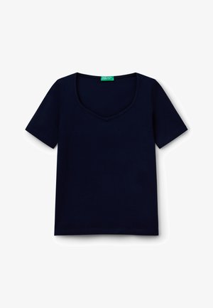 United Colors of Benetton, SLIM FIT - T-Shirt basic - blue