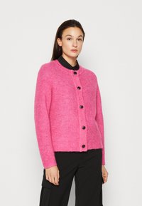 Selected Femme SLFLULU CARDIGAN - Vest - fuchsia purple