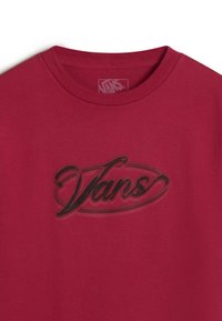 Vans CLOUD RUSH - T-shirt imprimé - dark red