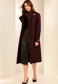 Lipsy FUNNEL NECK WRAP BELTED COAT - REGULAR FIT - Trenchcoat - red