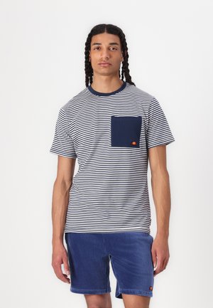 HIRST TEE - Printtipaita - navy