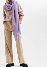 Selected Femme Stickad tröja - light brown