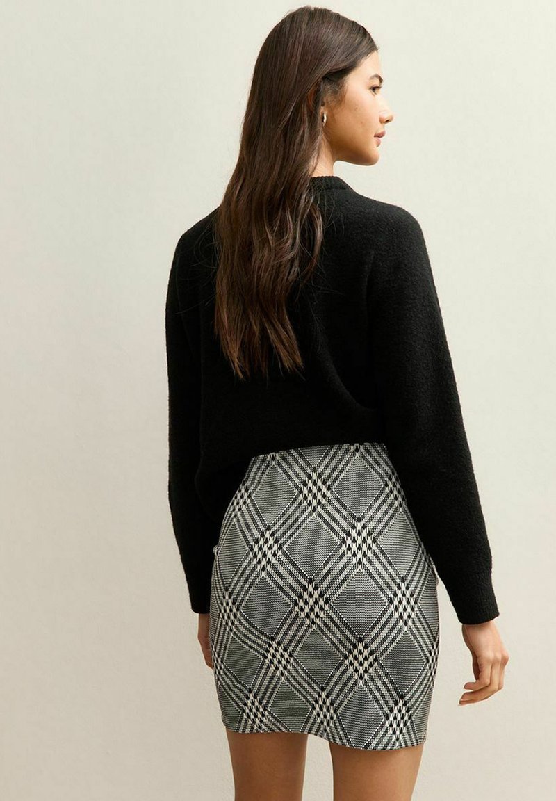 Jupe style crayon à carreau - Vêtements