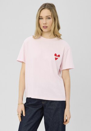 IMPRIMÉ DEVANT - T-shirt imprimé - rose pâle