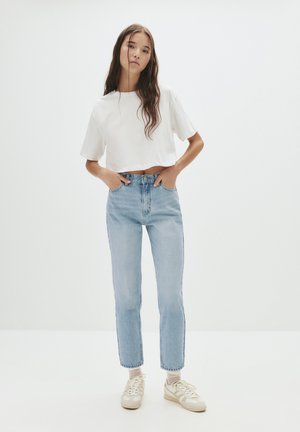 Egyenes szárú farmer - light blue denim
