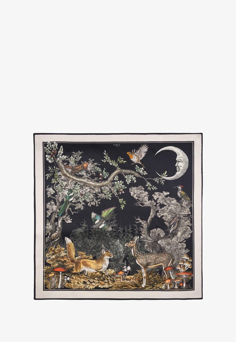 FABLE ENGLAND A NIGHTS TALE LUXURY NARRATIVE SQUARE - Tørklæde / Halstørklæder - black
