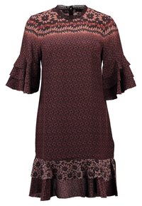 AllSaints Freizeitkleid - dark red