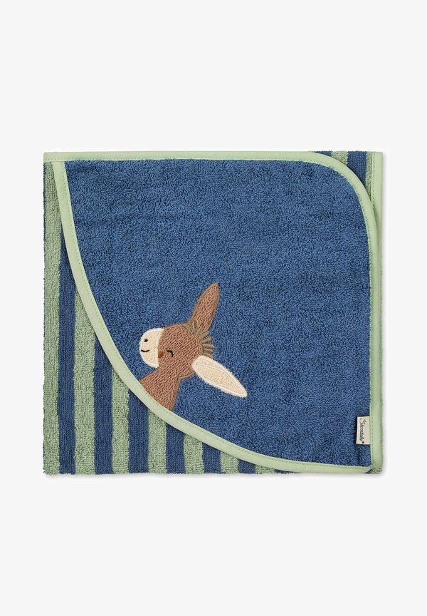 KAPUZENBADETUCH 80 X 80 CM EMMILIUS – Badetuch – mittelblau