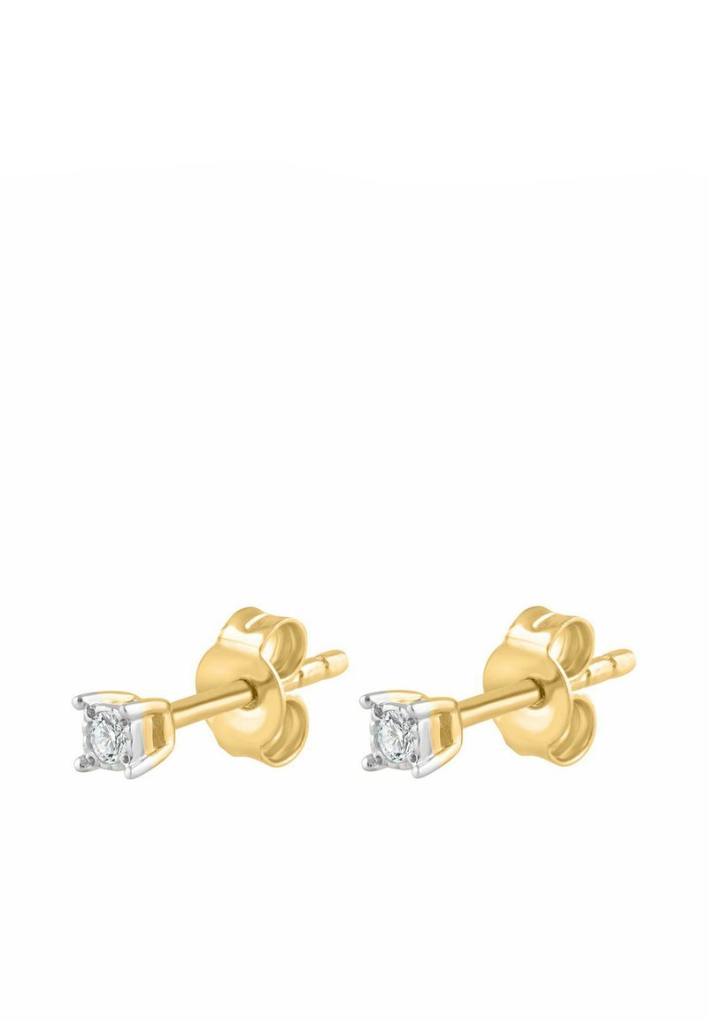 DIAMANT L'ÉTERNEL TWO DIAMOND - Øreringe - yellow gold-coloured