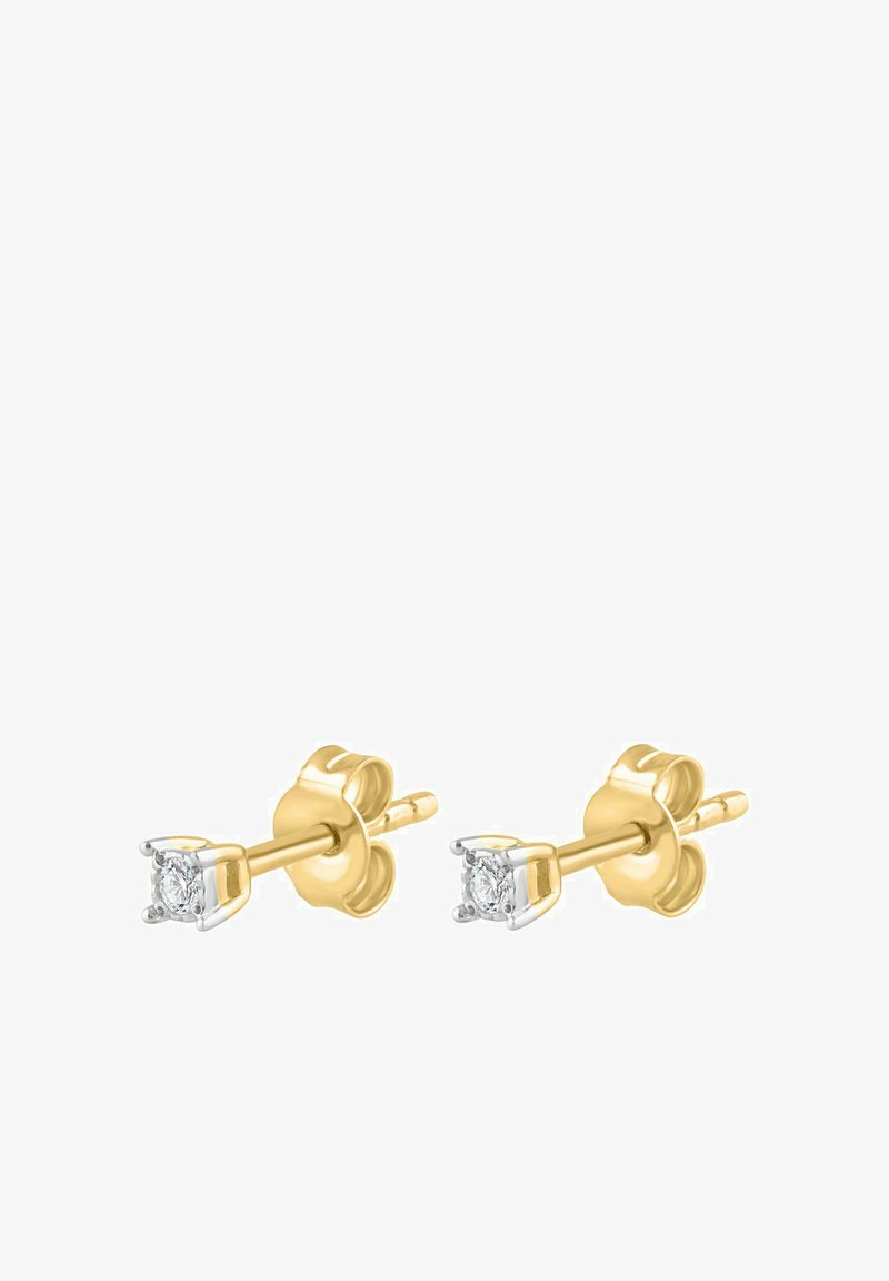 DIAMANT L'ÉTERNEL TWO DIAMOND - Øreringe - yellow gold-coloured