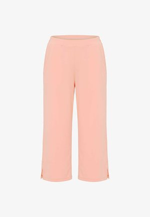 Angel of Style, CULOTTES, STRAIGHT LEG, ELASTIC WAISTBAND, SIDE SLITS - Bukser - coral