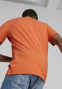 Puma GRAPHICS WORDING T - T-shirt con stampa - chili powder