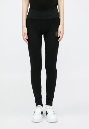 Legingi — bikses - black/rose gold-coloured