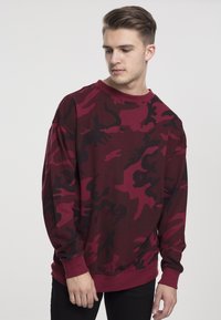 Urban Classics CAMO - Felpa - burgundy camo