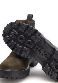 Woden Classic ankle boots - dark olive