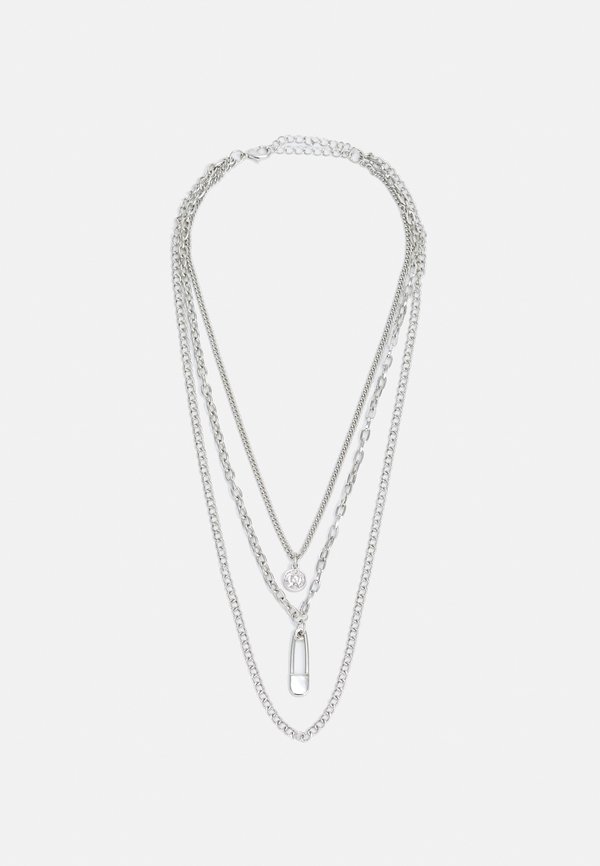 SAFETY PIN LAYERING NECKLACE UNISEX - Halskette