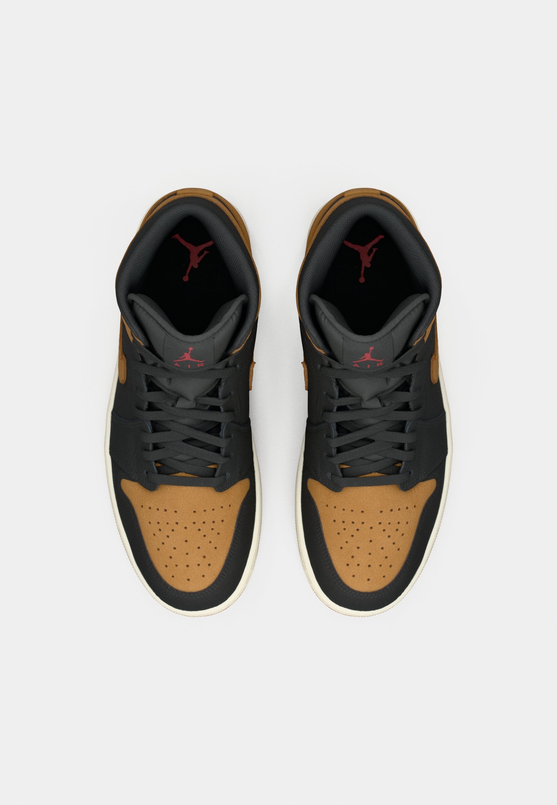 black and tan air jordan 1