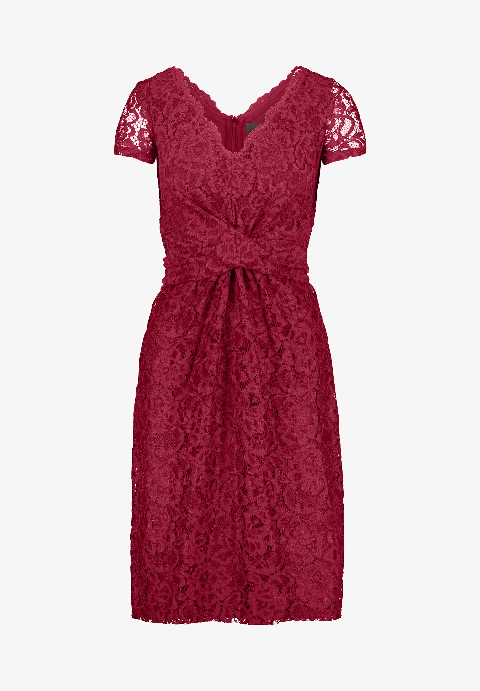 Vera Mont Cocktailkleid Festliches Kleid Ruby Red Dunkelrot Zalando De