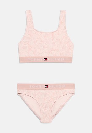 PRINT SET - Costum de baie din două piese - pink