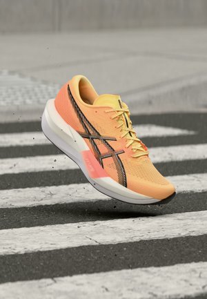 ASICS, MAGIC SPEED 5 UNISEX - Road running shoes - orange glow/black