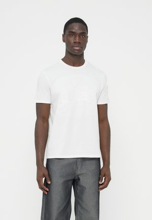 PEONY STITCH TEE - Tričko s potlačou - pure white