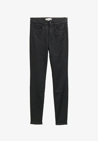 Izbrano, coated black denim