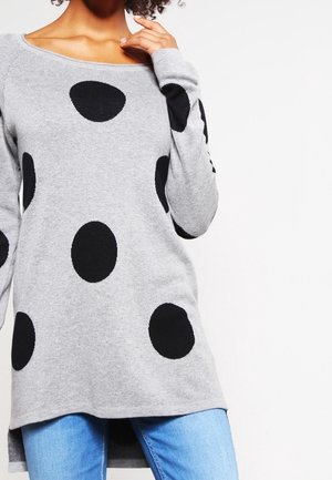 Svetr - mottled light grey