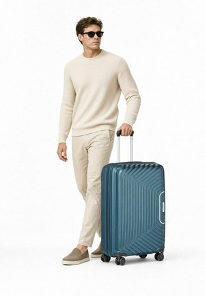 Redolz, ESSENTIALS 01 4 ROLLEN TROLLEY M 66 CM MIT DEHNFAL UNISEX - Valise à roulettes - blue metallic