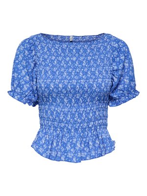 ONLY, ONLMOLLY S/S SMOCK TOP JRS - Pusero - ultramarine
