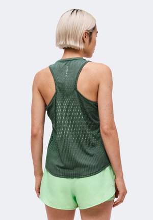 Nike Swift Aero-FIT Tank Top 'Black Light Green Spark' (Women's) — foto 3