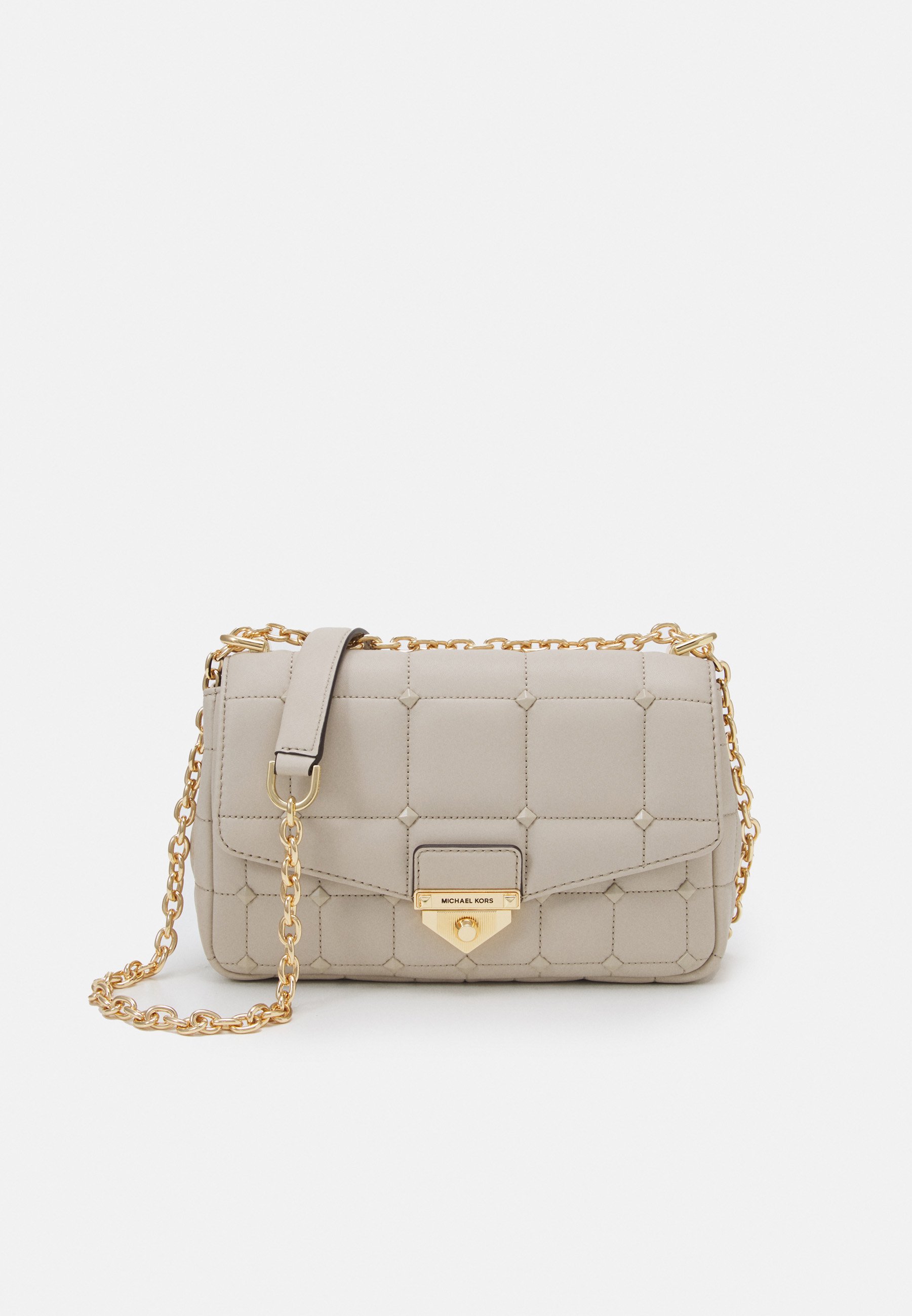 MICHAEL Michael Kors SOHO CHAIN - Handtas - light sand/beige - Zalando.nl