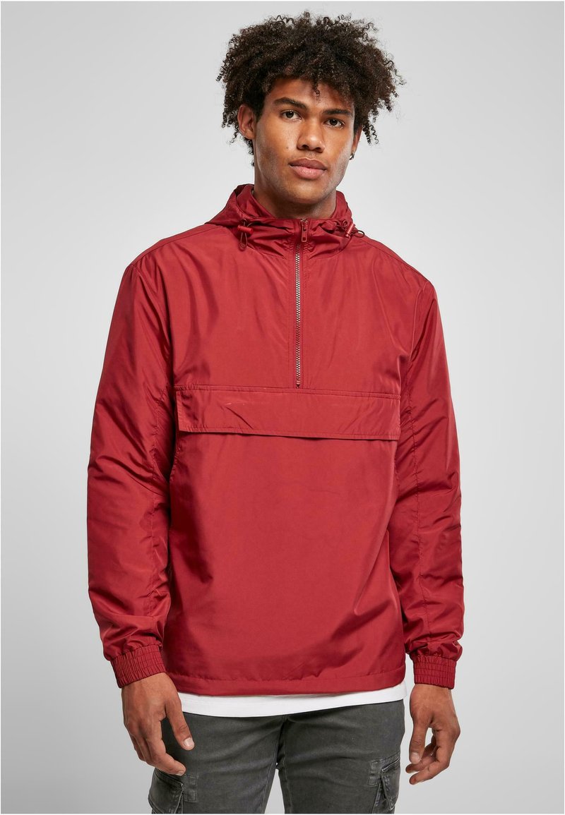 Urban Classics BASIC - Windbreakers - brickred